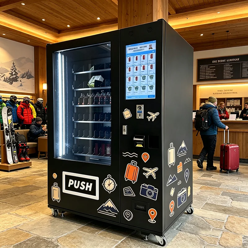 Meal Prep Vending Machine - Vending Machine Commercial Automatic Self‑Service Drink