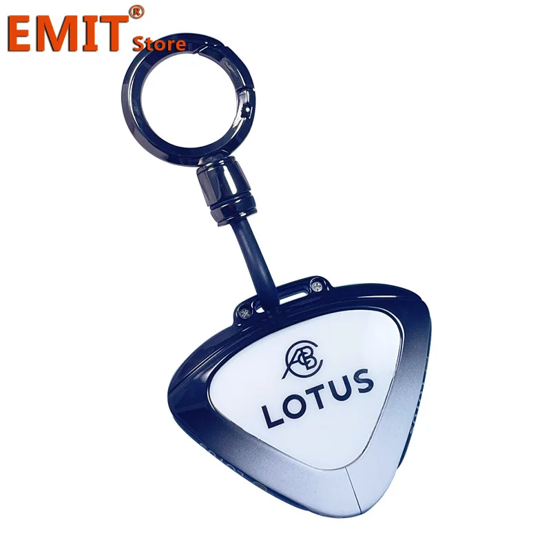 Zinc Alloy Car Key Case for Lotus Eletre Emeya Suede Evija Remote Protection Cover Shell Keychain Ring Holder Fob Accessories