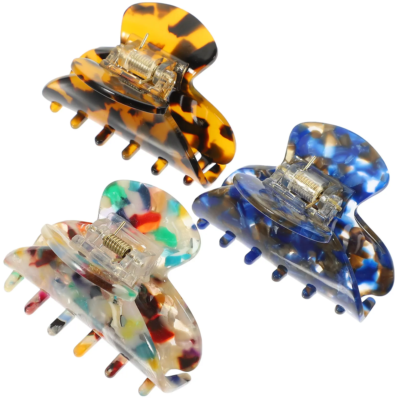 

3Pcs Hair Claw Clips for Women Small Jaw Clip Hair Accessories Barrettes Fastening Styling Tool