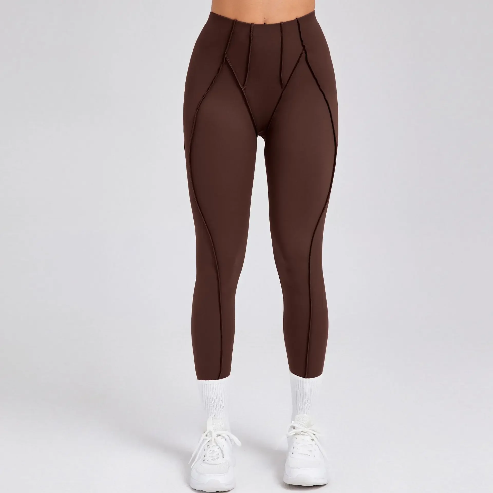Yoga deportes Fitness Leggings cintura alta melocotón cadera levantar pantalones al aire libre correr entrenamiento Casual gimnasio Sexy pantalones ajustados para mujeres