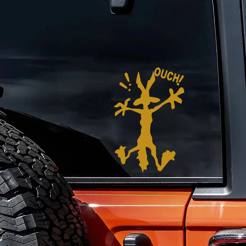 1 قطعة أرنب مقاوم للماء الشارات ملصقات السيارات لنافذة السيارة الوفير محرك الكمبيوتر المحمول الفينيل ملصقات الديكور اكسسوارات السيارات التصميم #4