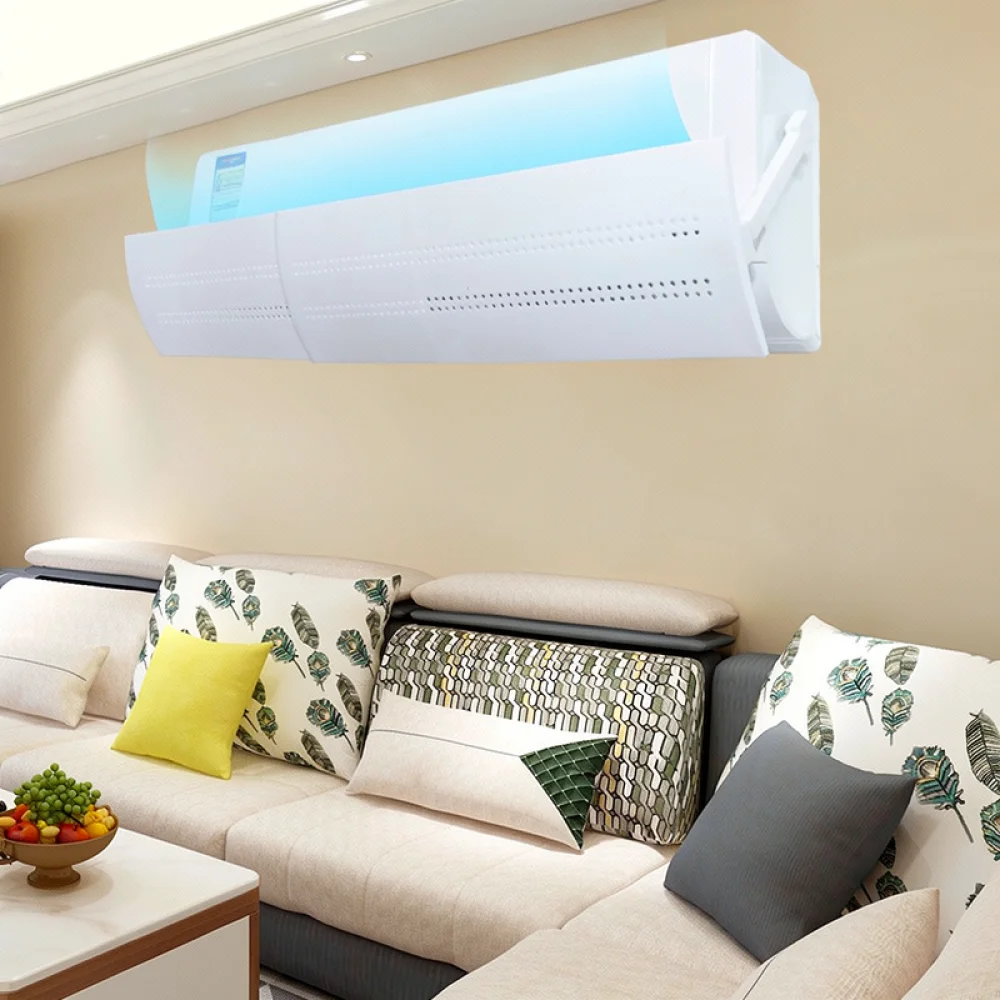Wall Mounted Air Conditioning Wind Baffle Adjustable Deflector Guard For Safebet Anti Cold Air Direct Blowing Cooling Accessory