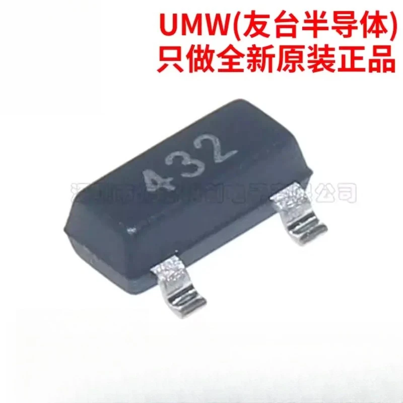 

Original genuine UMW TL432 0.5% SOT-23 adjustable precision parallel regulator reference voltage chip
