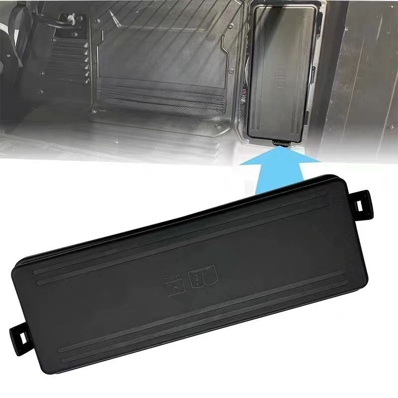 For Land Rover Defender 90 110 Car Accessories  Fuse Box Lid Panel Cover ABS Trunk Fuse Protection Cover