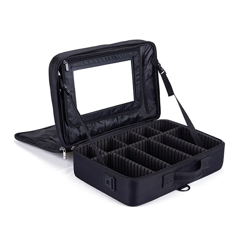 Multifunctional Storage Compartment Makeup Bag Portable Large Capacity Portable Storage Makeup Case