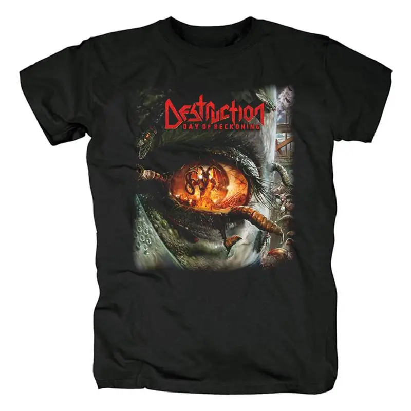 Day Of Reckoning Destruction Band Black T Shirt Full Size 7D1819
