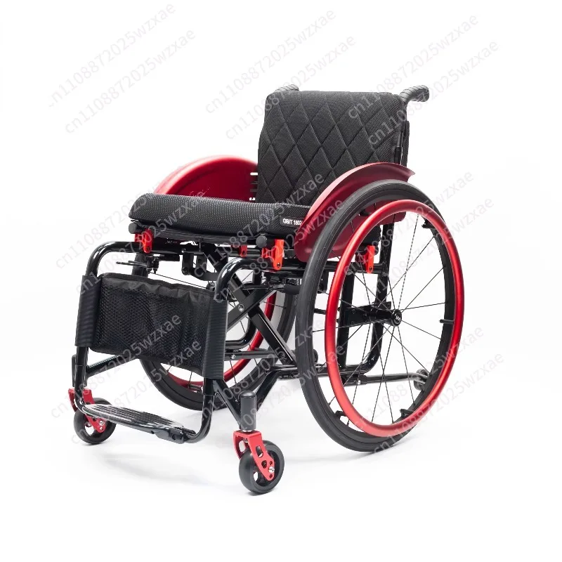 Sports Wheelchair 5802 Folding One Piece Generation Shipeng Aluminum Alloy Disabled Wheelchair Labor-saving Sports Wheelchair