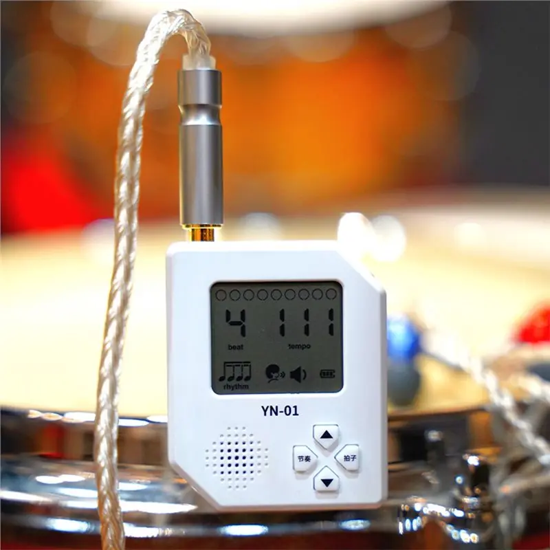 N15R-Dual-Tempo For Music& Running Metronome- Jogging, Workouts, Rhythm Training Portable Design Built-In Clip