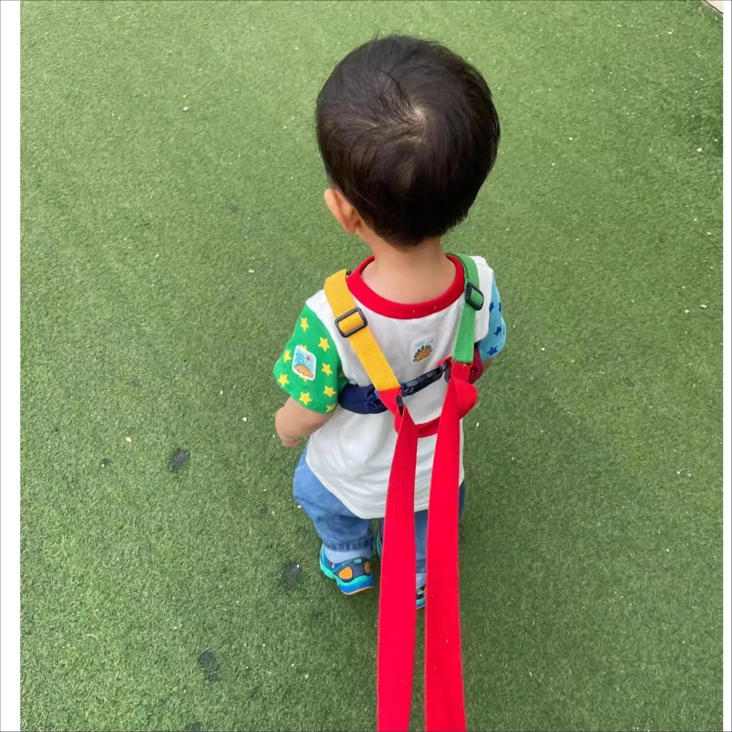 子供用安全リーシュ、迷子防止幼児用歩行ベルト、屋外ショッピング用子供ケアツール、耐久性のある伸縮式ロープ、ペット用品