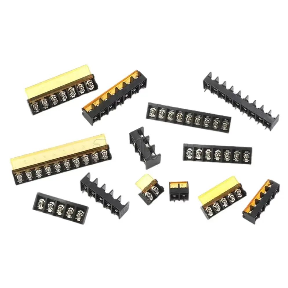 1PCS HB-9500 Barrier Terminal Block with Covered Power Supply Pitch 9.5MM HB-2/3/4/5/6/7/8/9/10P