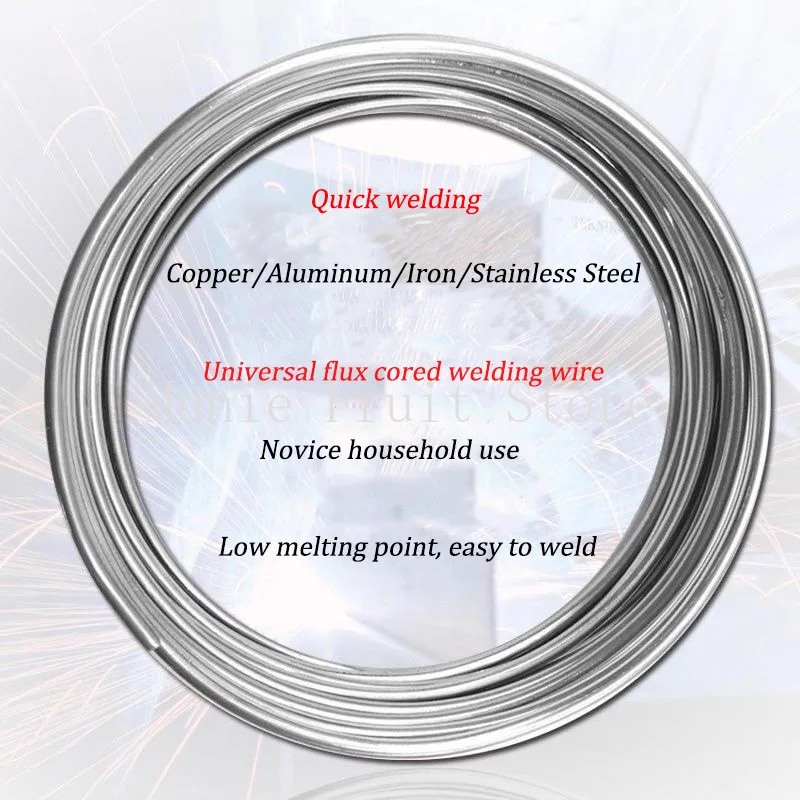 Copper Iron Stainless Steel Welding Electrode Low Temperature Universal Copper Aluminum Flux Cored Welding Wire