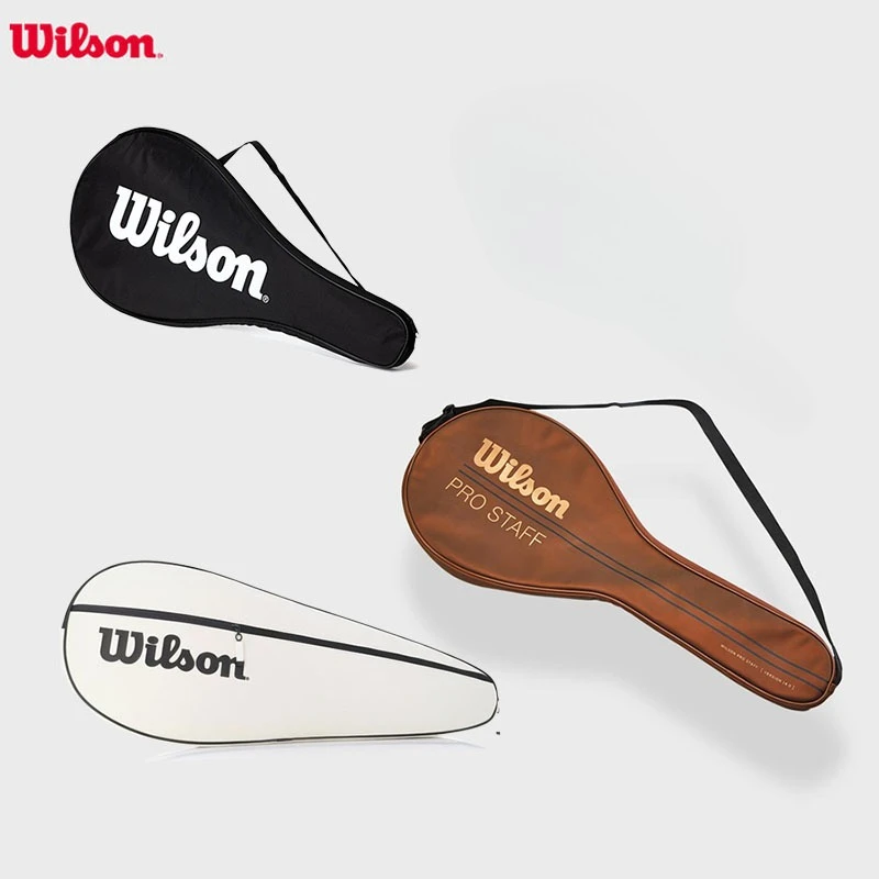 

Wilson Pro Staff V14 RACQUET 1 Pack Racket Cover Vintage Brown Pro Tennis Full Portable Racket Cover WR8028401001