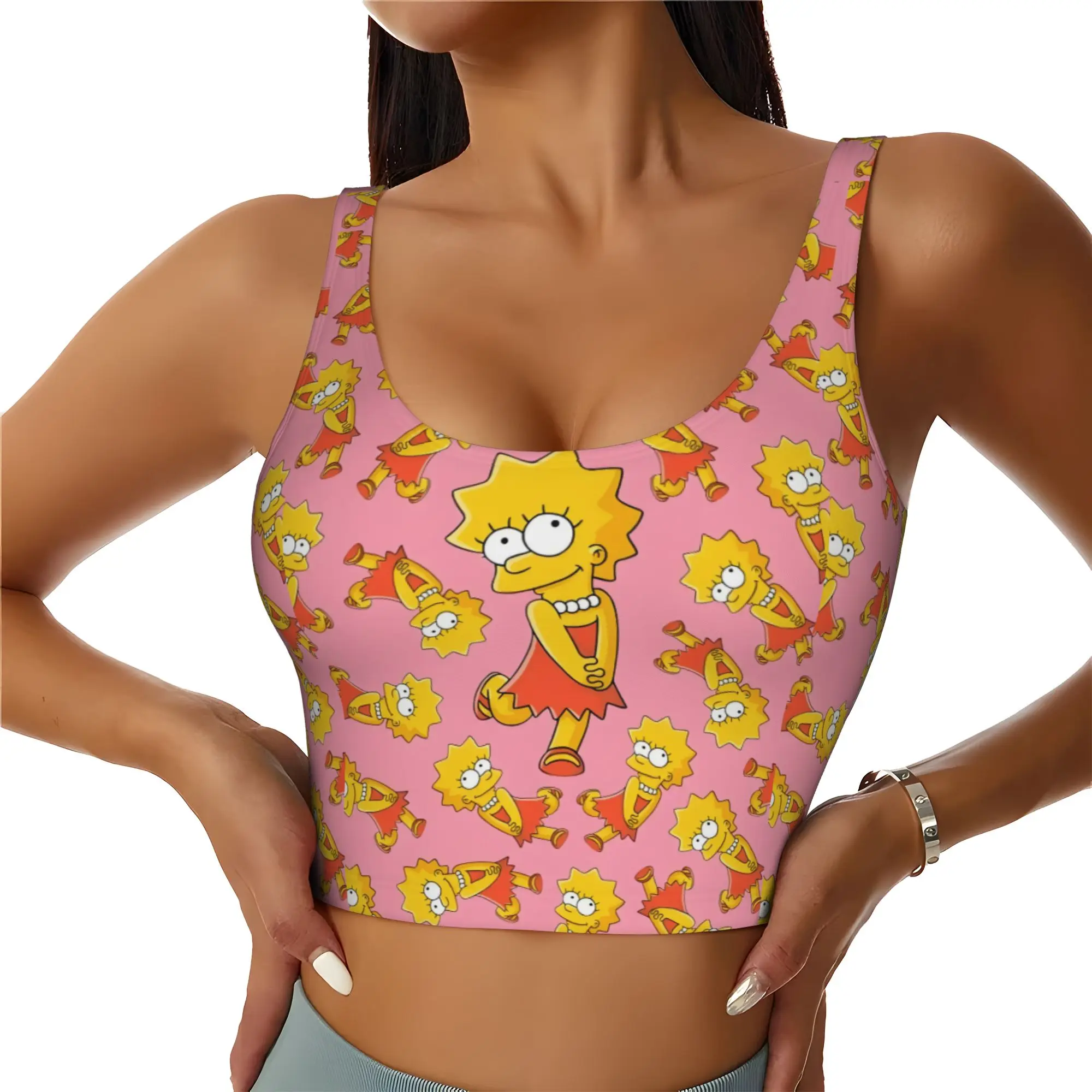 sutia-esportivo-feminino-personalizado-s-simpsoned-anime-top-cropped-de-alto-impacto-para-academia-e-yoga-com-estampa-do-homer