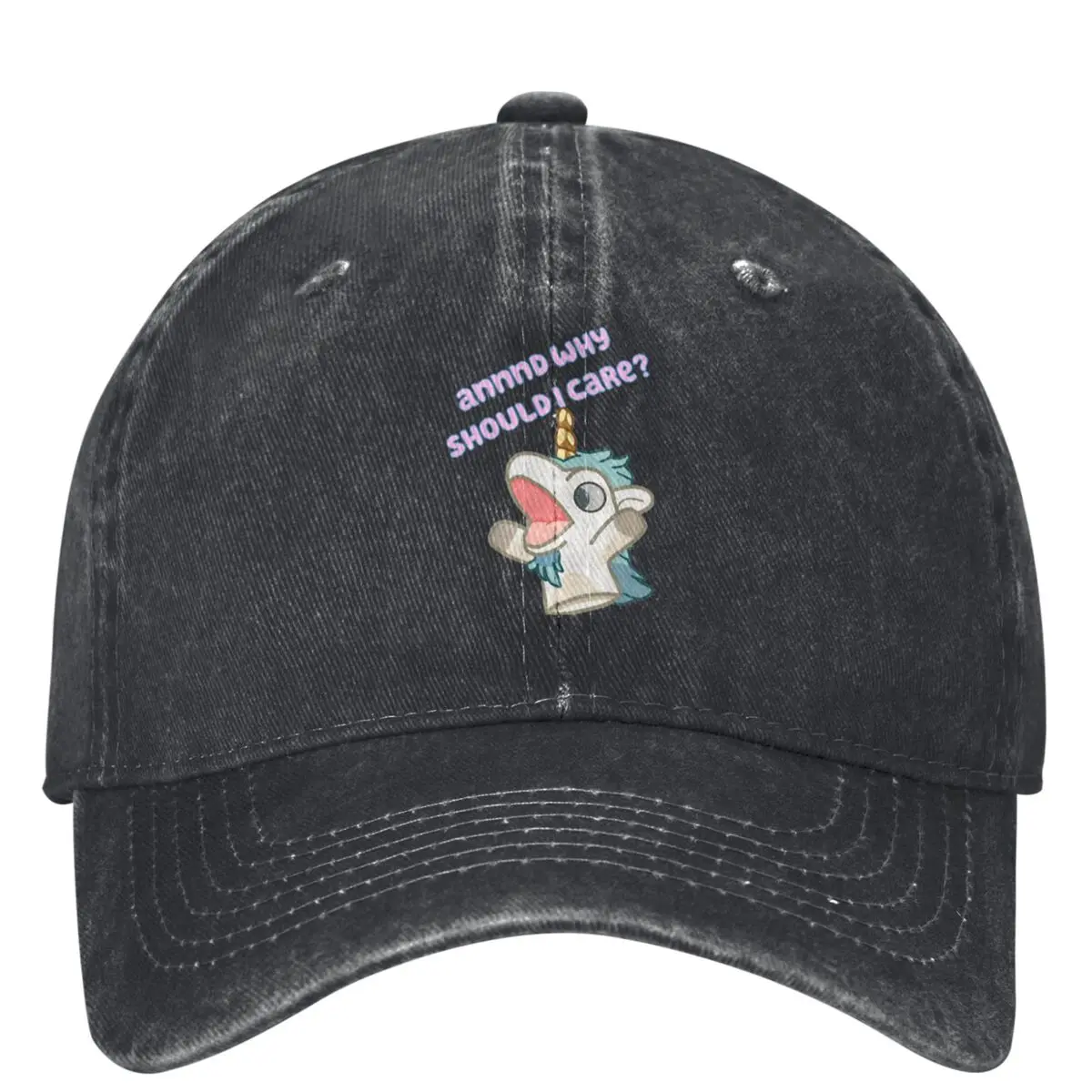 Unicorse Funny Baseball Cap Blueys Cute CartoonAnimal Hiking Fishing y2k Retro Dad Hats Unisex Teens Vintage Sun Baseball Caps