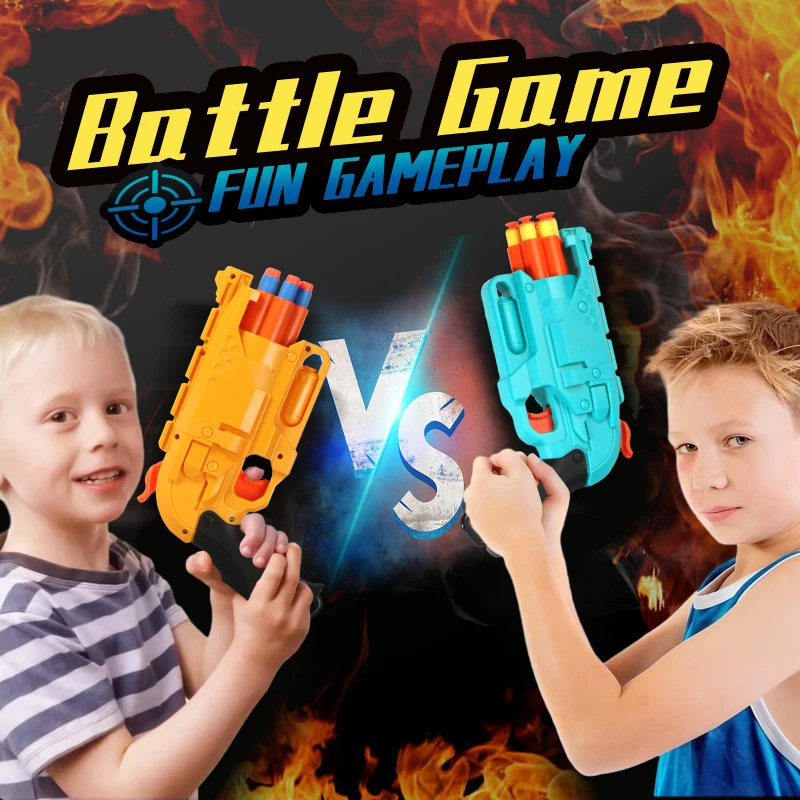 Nerf Blaster para niños: pistola de espuma con dardos y blanco