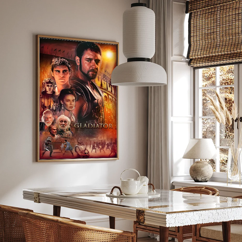 1 قطعة المصارع الفيلم الكلاسيكي المشارك الفيلم لزجة الملصقات الرجعية كرافت ورقة ملصق DIY بها بنفسك غرفة بار مقهى الجمالية الفن طلاء جدران #3