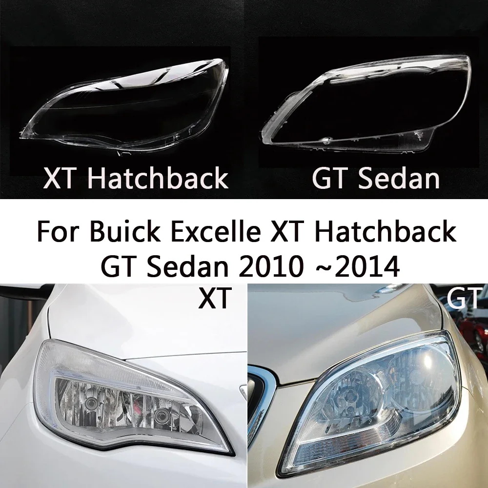 

HTTCY для Buick Excelle XT Hatchback GT Sedan 2010 ~ 2014 передняя автомобильная фара, крышка объектива, крышка лампы, абажур, фара
