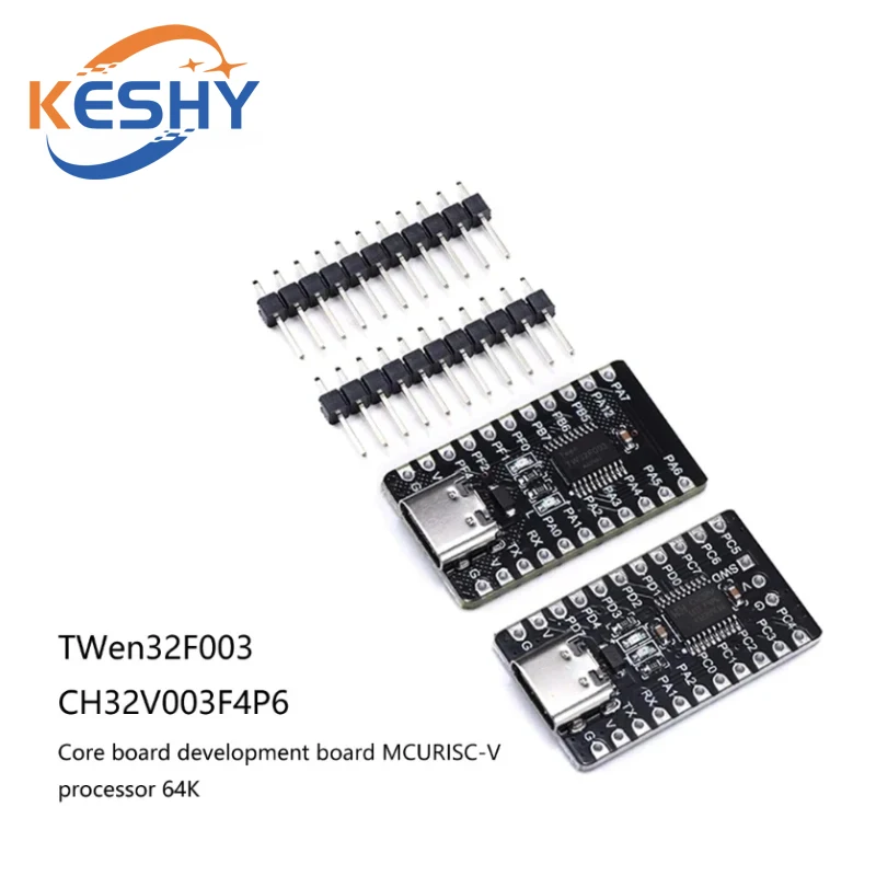 Erweiterte RISC V Prozessor Modul TWen32F003 CH32V003F4P6 Bord Drop verschiffen