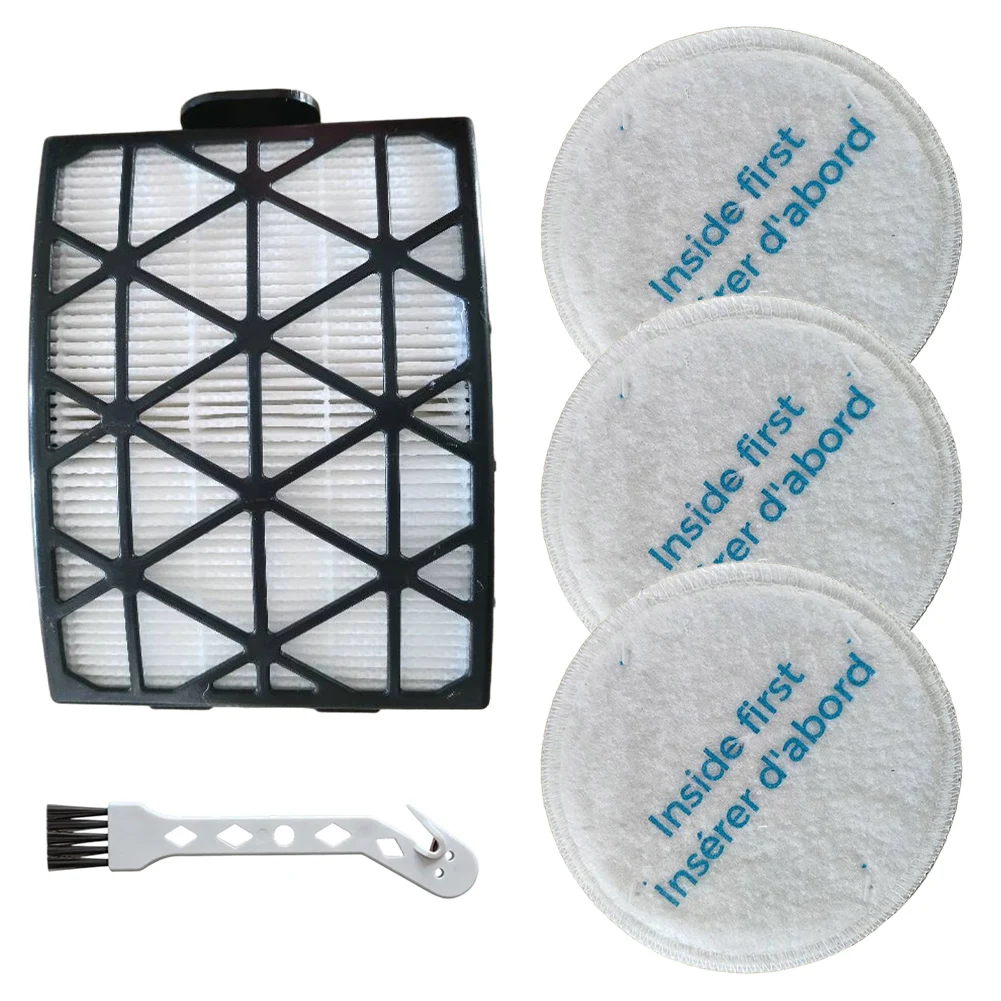 

HEPA Filter Replacement Kit For Eureka NEU652 NEU651PL Upright Vacuum Cleaner With Filter Sponges And Cleaning Brush