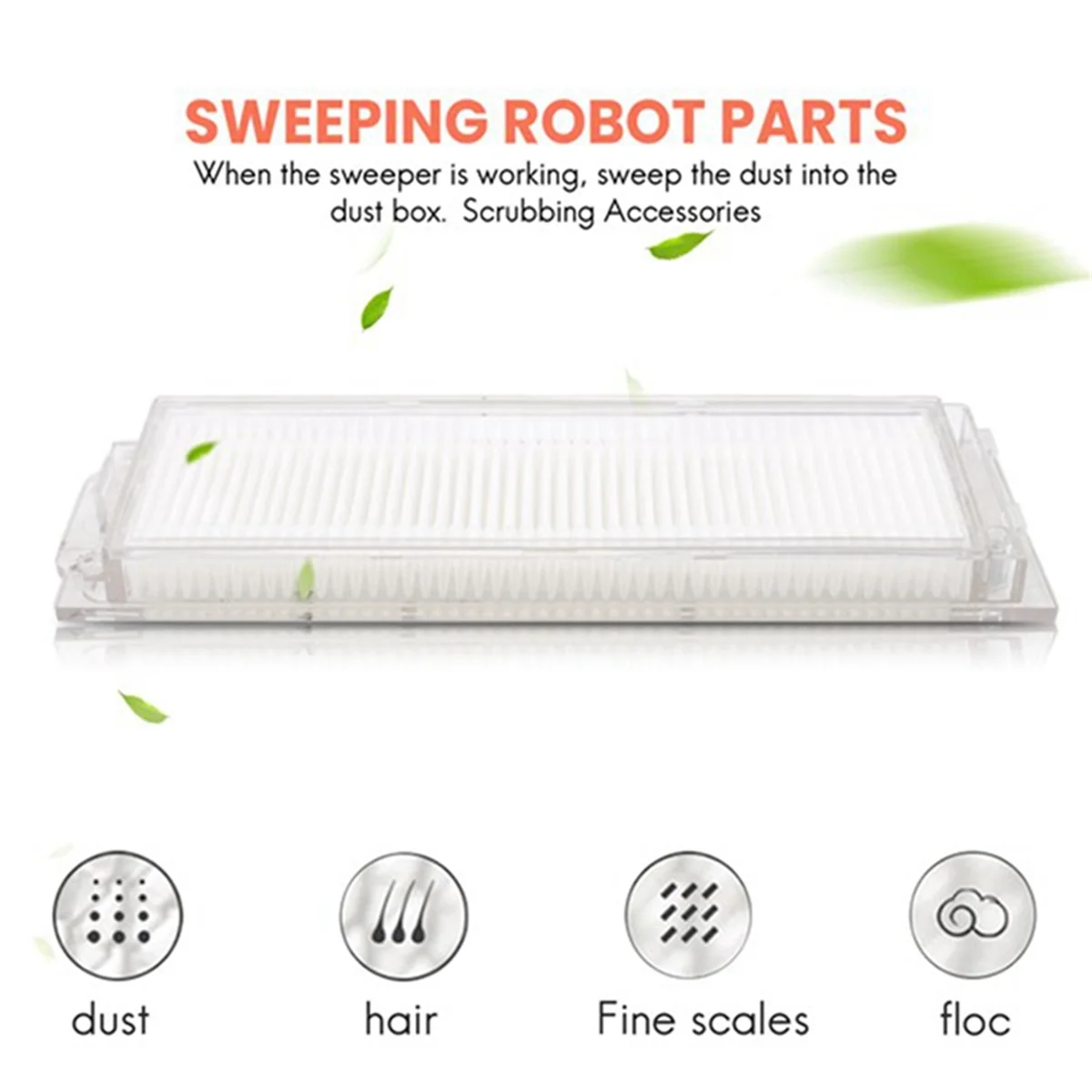 Pièces de rechange pour aspirateur robot Cecotseats Conga 11090 Spin Revolution, brosse latérale principale, filtre, vadrouille, sac à poussière