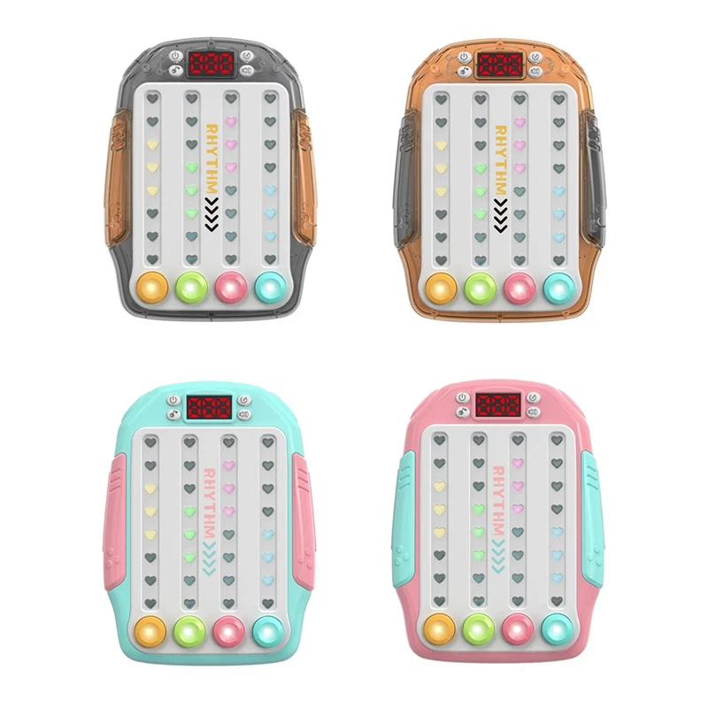

TNKIG-Quick Push Game Eye Sensory Console Multiplayer Versus Board Game Dance Master Handheld Gamepad Hand Training Toy
