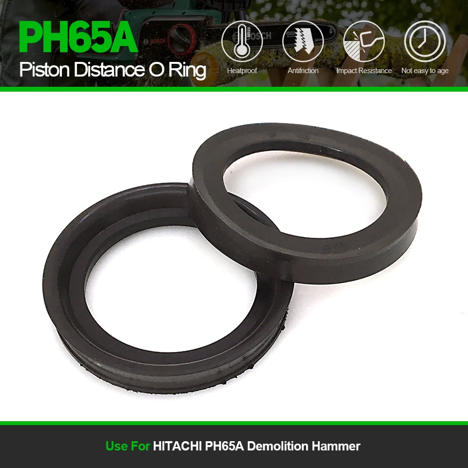 

2pcs Piston Distance O Ring Replacement For HITACHI PH65A PH 65 A PH 65A Demolition Hammer Power Tool Spare Parts Accessories