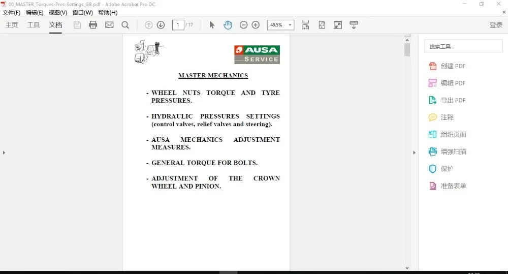 TruckEPC3 AUSA Spare Parts and Workshop Manuals 2018