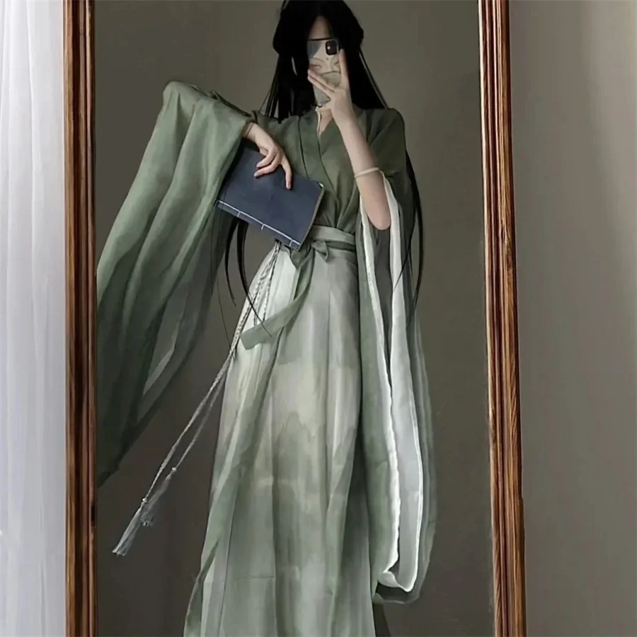 Nuovo vestito cinese Hanfu Donna Costume cosplay di carnevale di Halloween Costume tradizionale antico Hanfu bule Costume operato Taglie forti