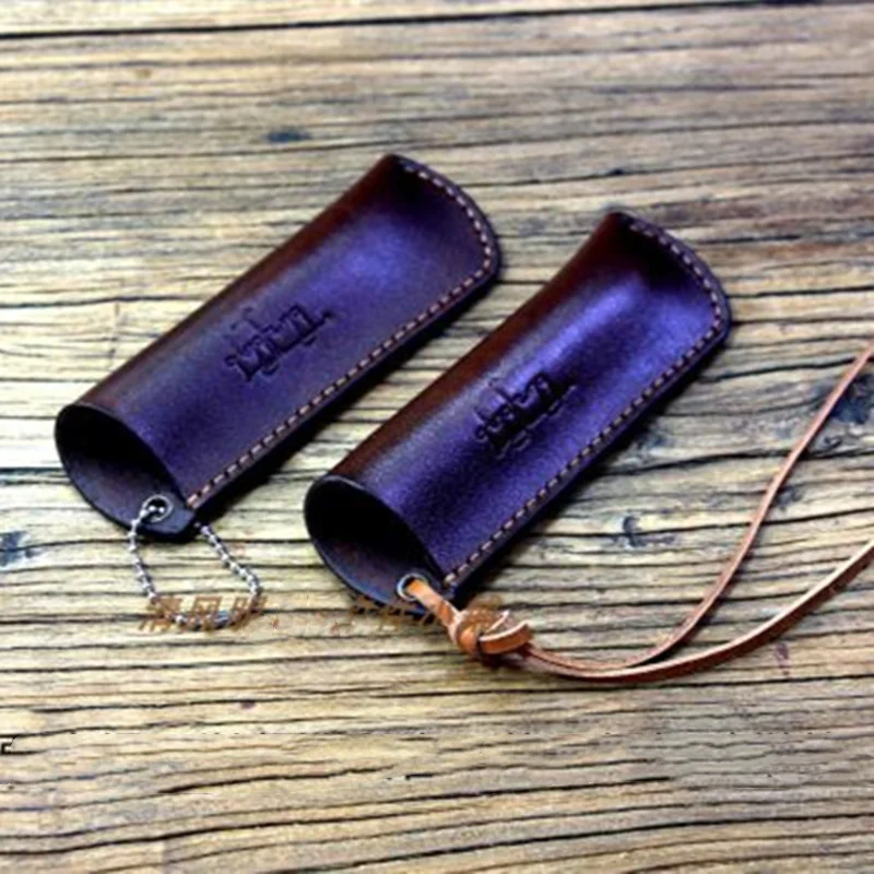 Handmade Vegetable Tanned Leather Folding Knife Cover, Scabbard for OPINEL NO.5 NO.6 NO.7 NO.8 NO.9, Storage Bag