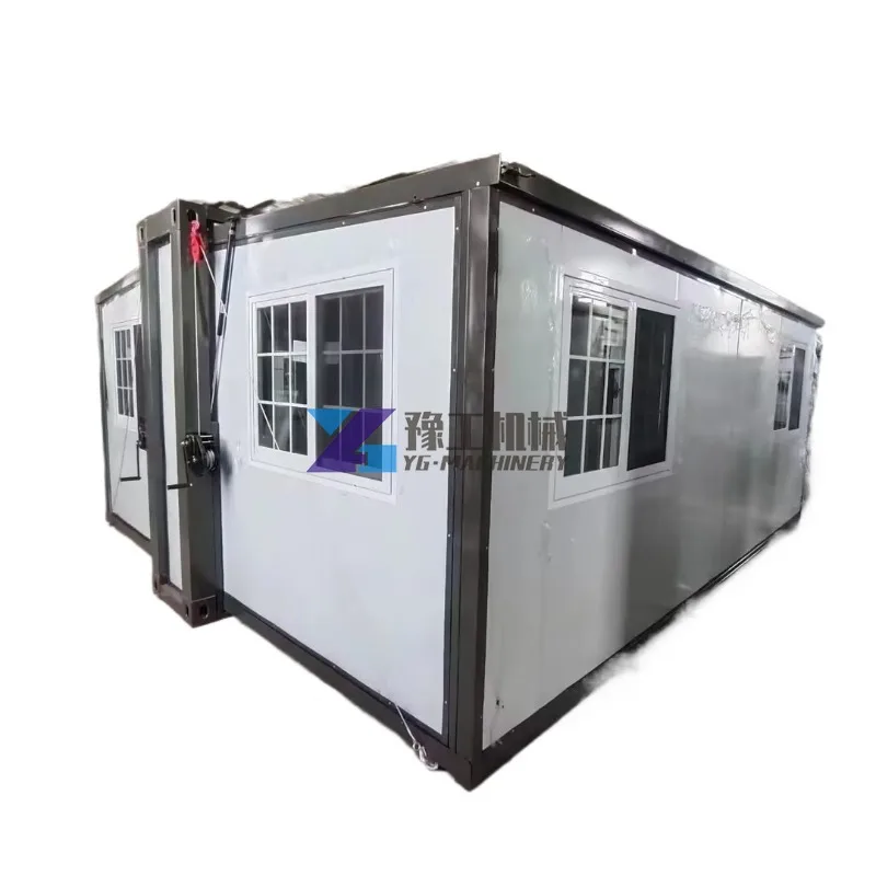 Prefab Expandable Container Home Portable Tiny House Foldable Living Room with Steel and Sandwich Panel Material