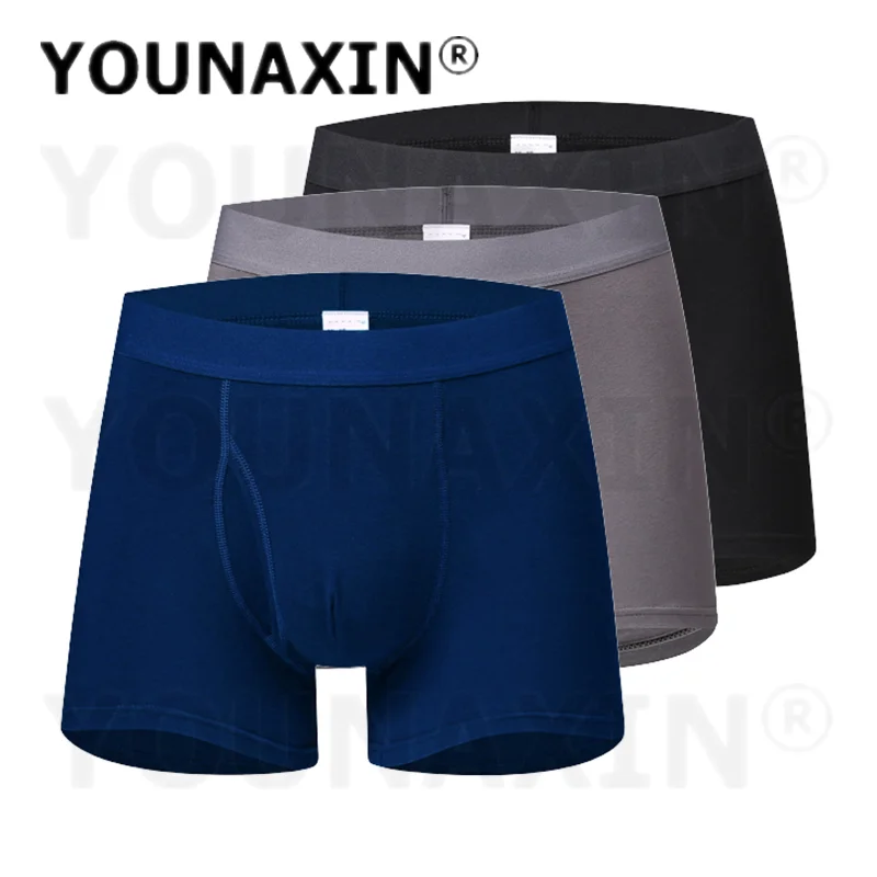 

3 Pieces Men Cotton Large Size Underwear Undies Big Boxers Briefs Knickers Homme Panties Underpants Boy Shorts S M L XL 2XL 3XL