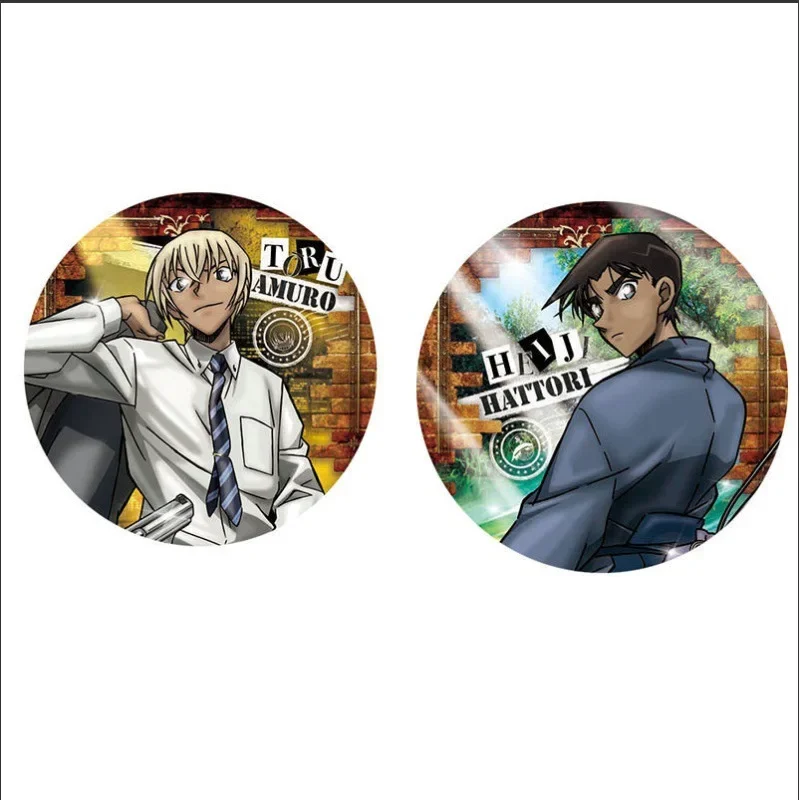 

Детектив Конан Хаттори Хайди Амаро Тору аниме жестяной значок на булавке аксессуары Коллекционные товары японская манга серии