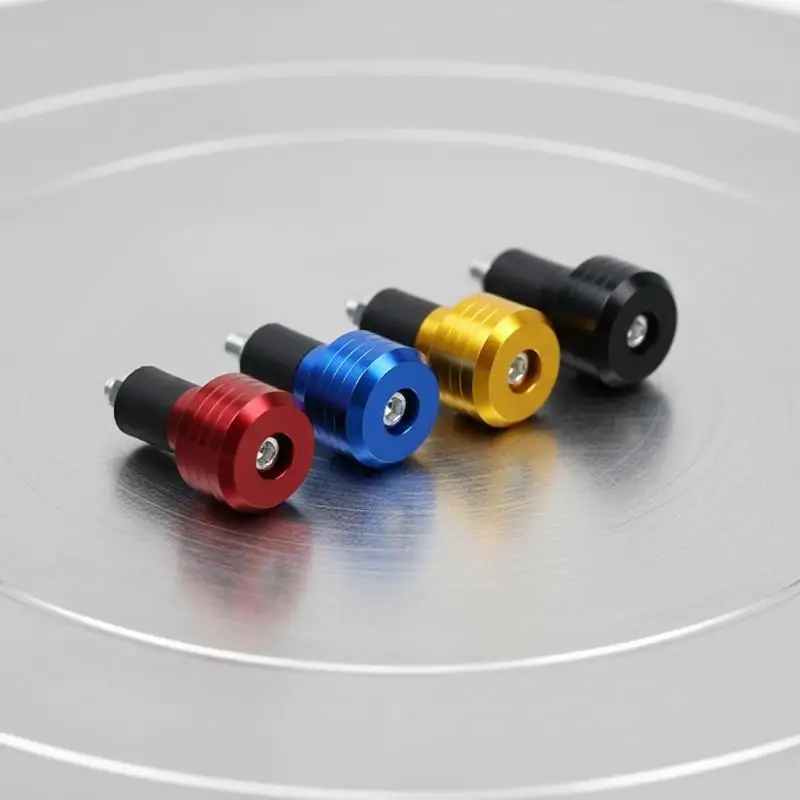 

Universal Fit Aluminum Alloy Handlebar End Weights Motorcycle Grip Balance Plugs For Sport Touring Use