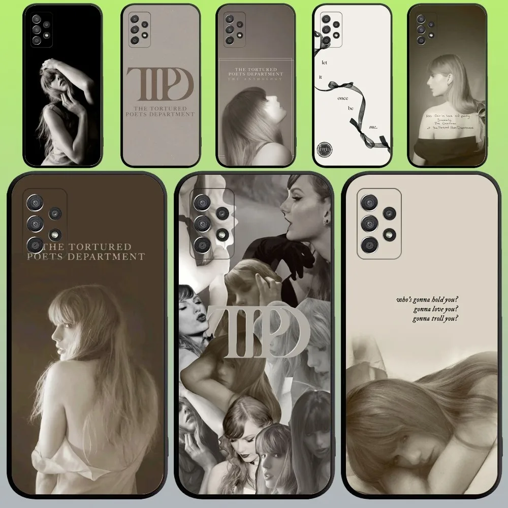 

The Tortured Poets Department Phone Case For Samsung Galaxy A20,A21s,A22,A31,A32,A52,A53,A72,73,A80,A91 Soft Black Cover