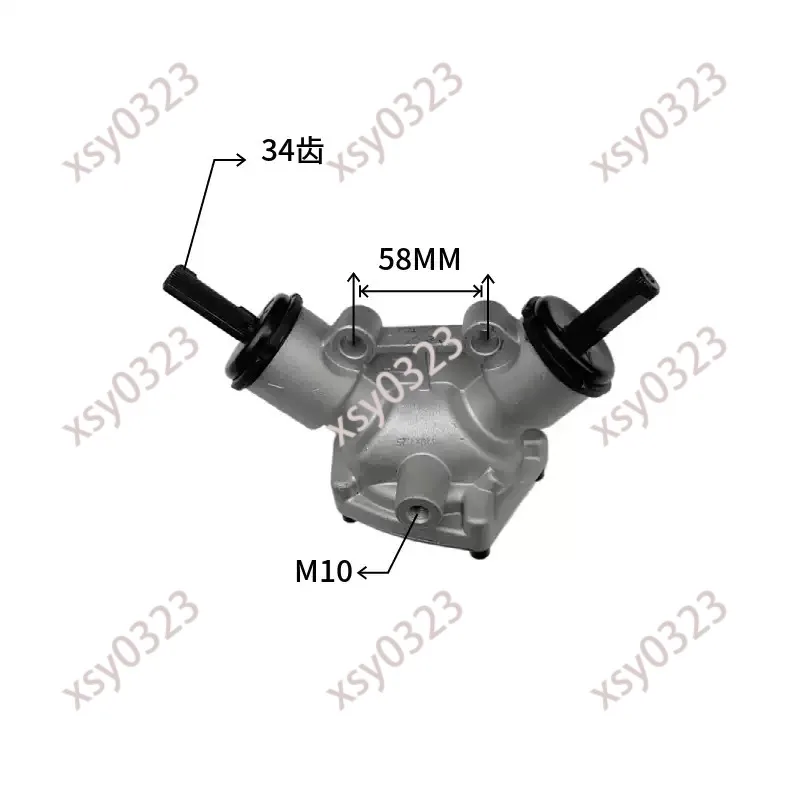 90 Degree Right Angle Steering Gear Box Replacement Part For Garbage Truck & 23 Seater Sightseeing Vehicle view 2