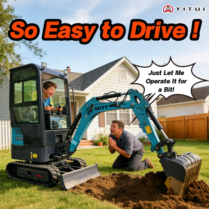 تخصيص 1.5 طن حفارة صغيرة محمولة حفارة صغيرة هيدروليكية حفار زاحف المدمجة باجر محرك EPA للبيع