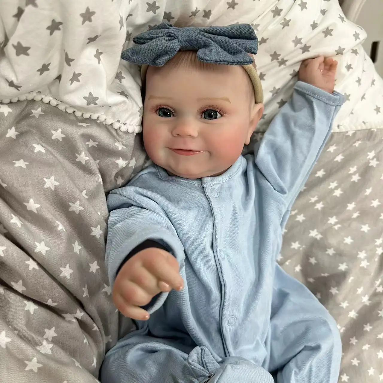 Cokela 50cm / 20inch Realistic Baby Doll Cute Vinyl Doll Real Soft Touch Kid Toy Doll  Silicone Reborn Baby Birthday Gift