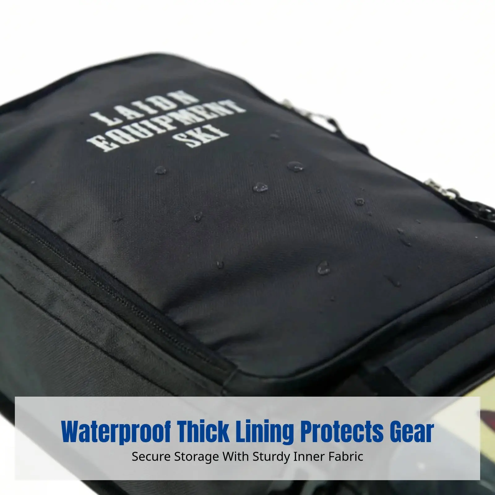 

Расширяемая сумка для лыж, водонепроницаемая (ПУ), на колесах, большая вместимость, подходит для лыж длиной 160-175 см, для одной/двух пар лыж, с возможностью индивидуального дизайна