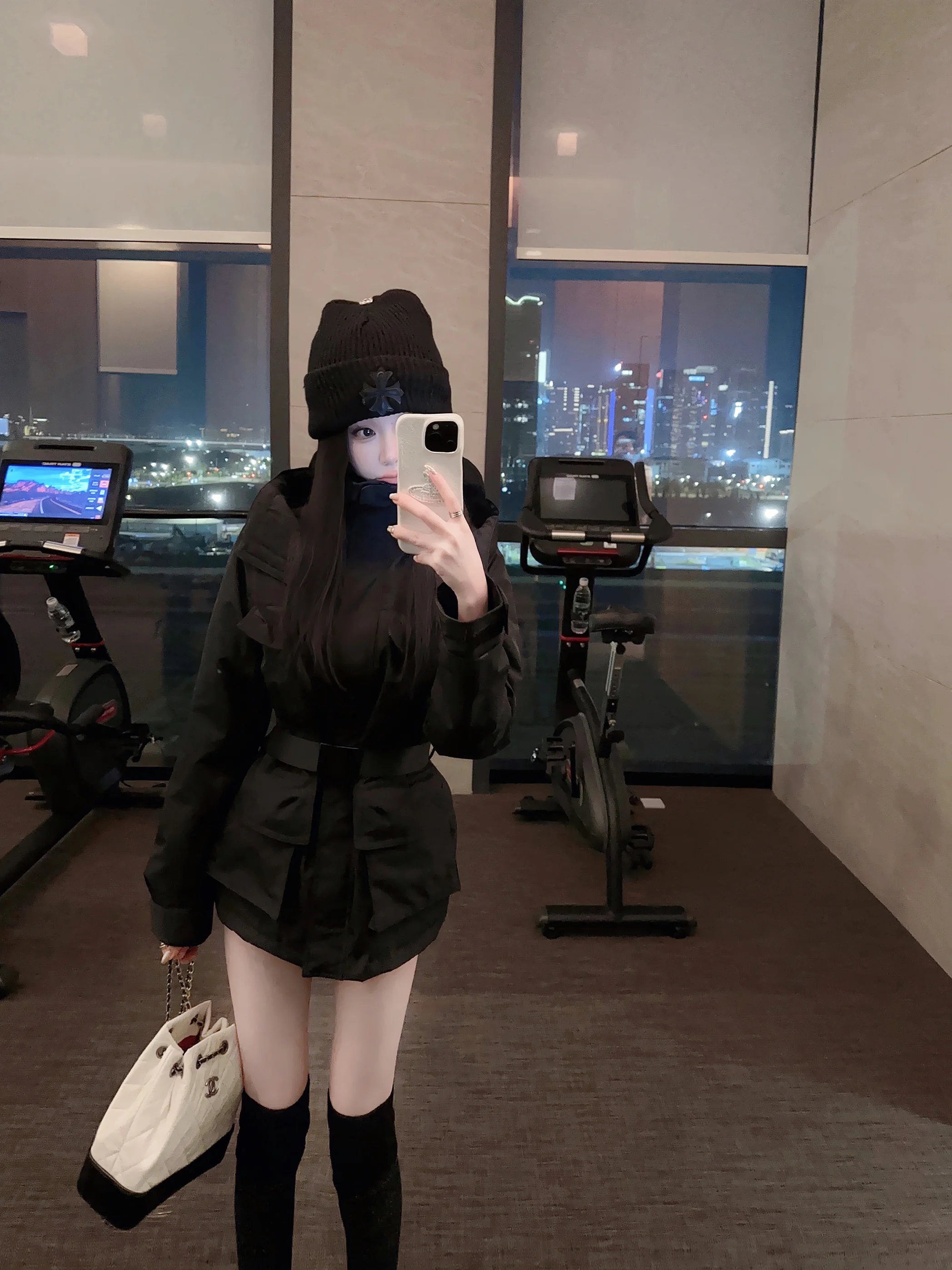 

Eva Slimming High-End Hooded Waist-Cinching down Jaet Women's Workwear Coat Du down Winter Outerwear Commute Sle