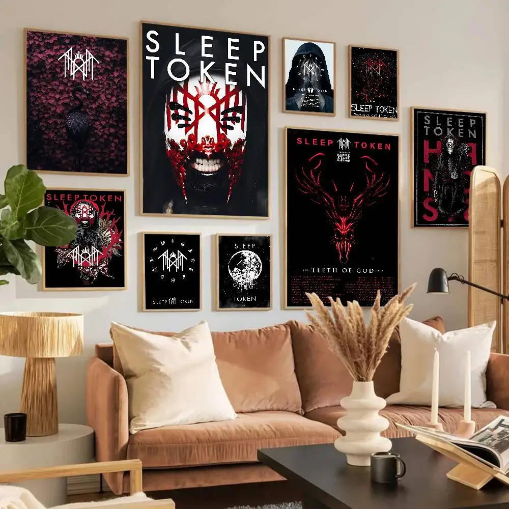 S-Sleep T-Token Popular Band Anime Posters Sticky HD Quality Wall Art Retro Posters For Home Kawaii Room Decor