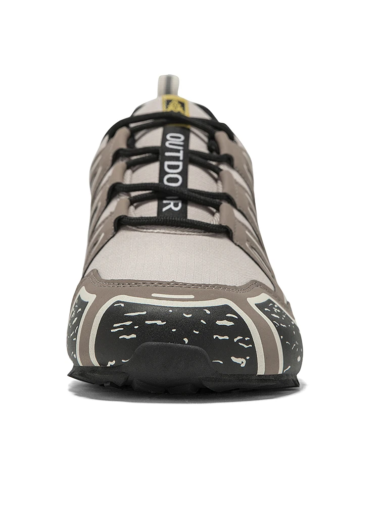 Herren-Wanderschuhe für den Außenbereich, wasserdicht, rutschfest, für jedes Gelände, Sportschuhe mit breiter Zehenpartie, zum Wandern, Radfahren, Camping, Jagd, Wanderschuhe – Detail 11