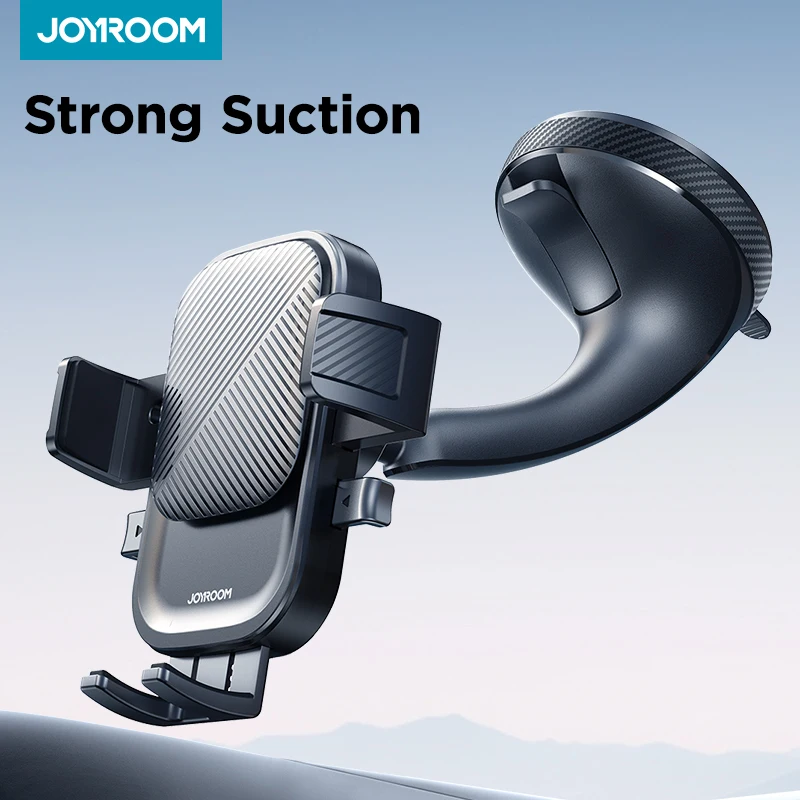 Joyroom Strong Suction Car Phone Holder Suction Cup Universal Smartphone Holder Mount For Dashboard/Windshield 360° Rotation