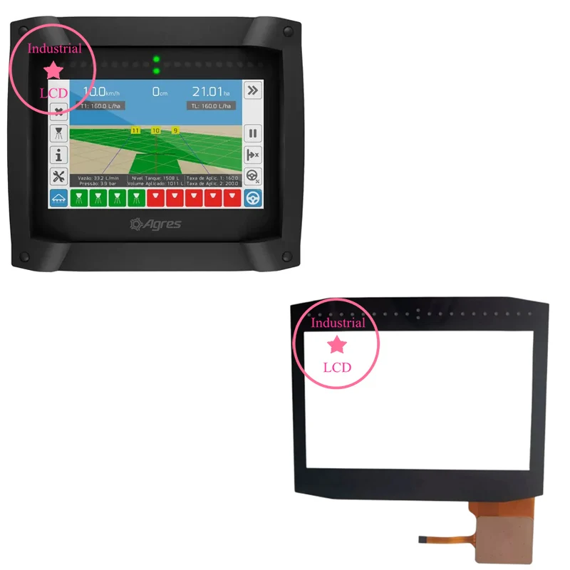 

Сенсорный ЖК-экран для GPS-навигаторов Agres Isoview ISO 30 31 32 33 34 35 36 37, емкостный сенсорный дигитайзер, сенсорная панель