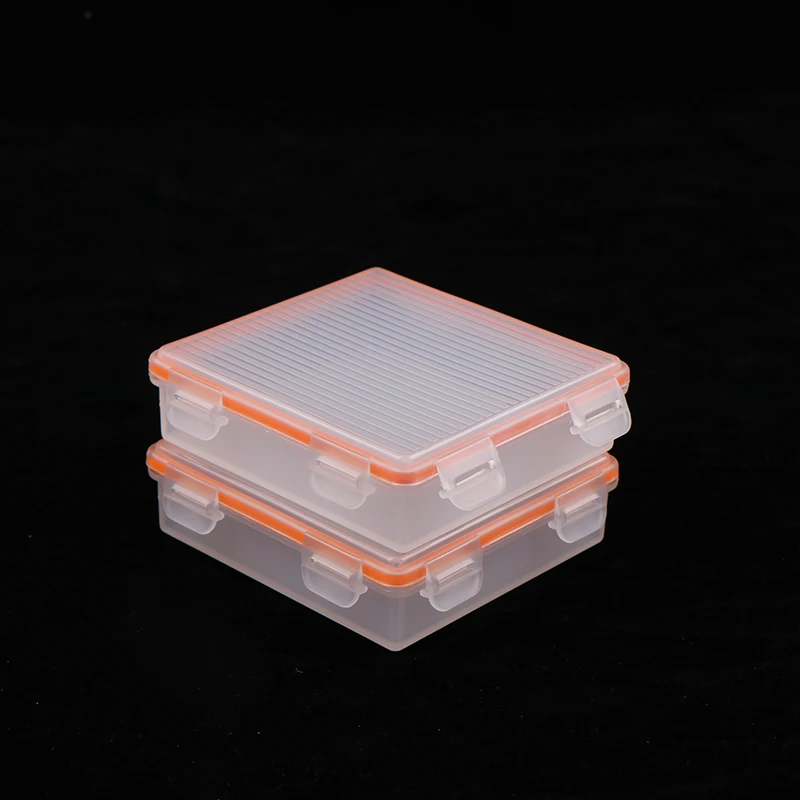 1PC Waterproof 18650 Battery Case 2/4 Slots with Clip Holder Container White Hard Plastic Battery Storage Waterproof Boxes