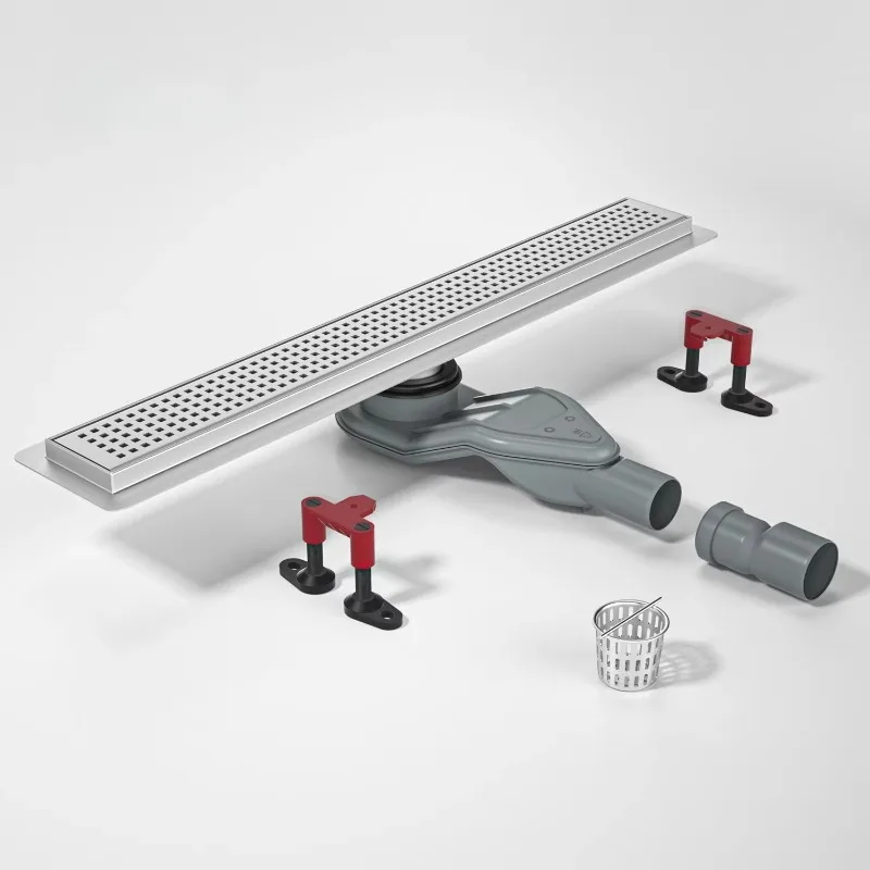 

Protection against odors and insects Stainless steel linear shower drain floor drain filter