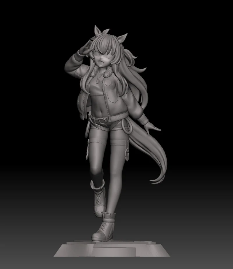 Kit figura in resina Pretty Derby Mayano Top Gun ミン Kit in resina per garage non verniciato Modello GK