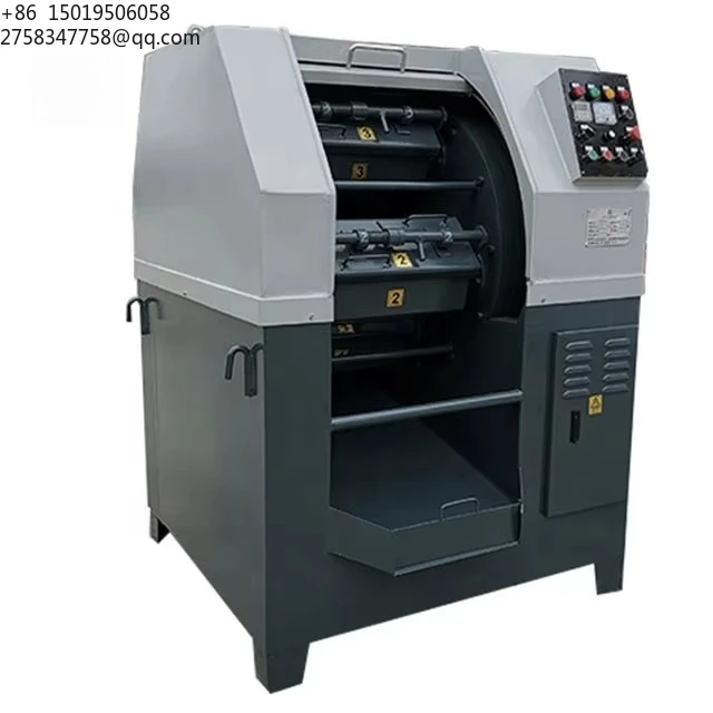 High-Speed Centrifugal Metal Surface Polishing Buffing Machine Customized with Core Motor Rotating Barrel