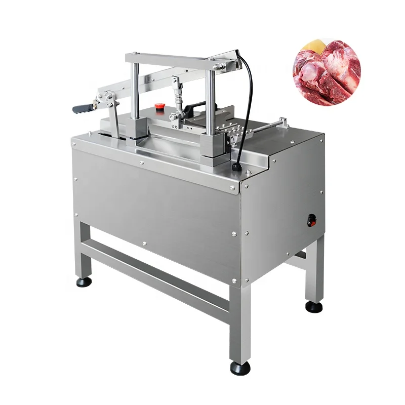 Commercial Automatic Electric Manual Big Cow Lamb Pig Pork Beef Bone Meat Cutter Cutting Machine