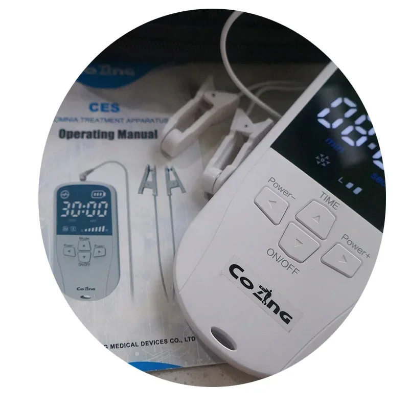 Ear Clip Type Intelligent Sleep Aid Micro-current CES Therapy Insomnia Electrotherapy Device Relieve Anxiety Depression Migraine