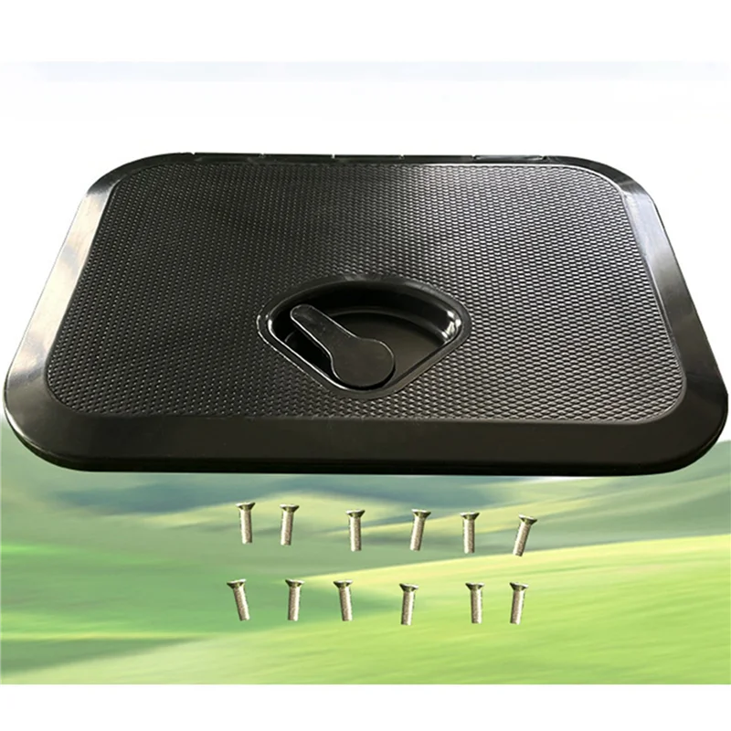 

ABVH-2X Marine Deck Access Hatch And Lid Hatch Inspection Cover Accessory Leakproof For Marine Boat RV Rectangle With Lock
